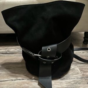 Sam Edelman Suede bucket bag